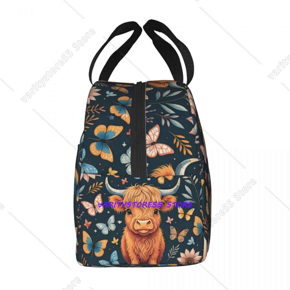حقيبة غداء مخصصة بتصميم بقرة ه - مراجعة Tote Bag Sublimation وسعره