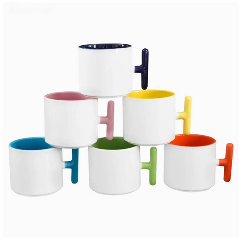 2 قطعة الإبداع T-شكل مقبض السي - مراجعة Sublimation Mug White وسعره