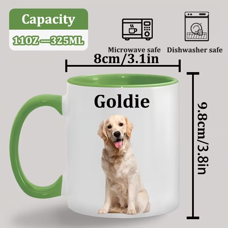 كوب سيراميك مخصص بألوان داخلية - مراجعة Sublimation Mug White وسعره